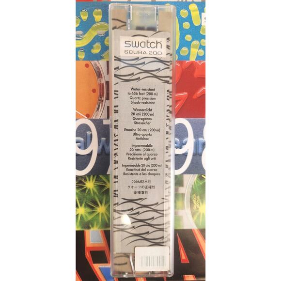 Swatch watch SüDPOL SDG106 1995 Scuba New Old Stock - Picture 8 of 8